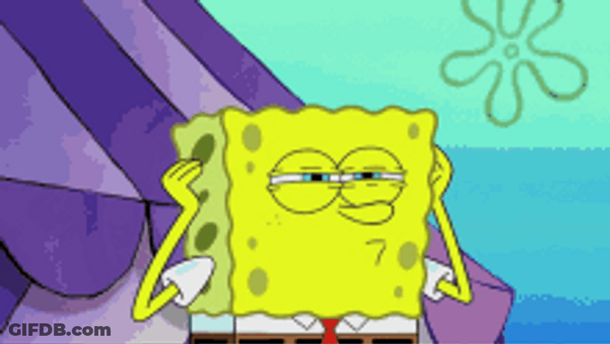 Spongebob Mmmm Thinking Plan Confused GIF