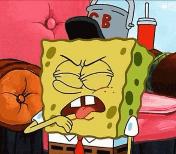 Spongebob Mocking Cross Eyed GIF