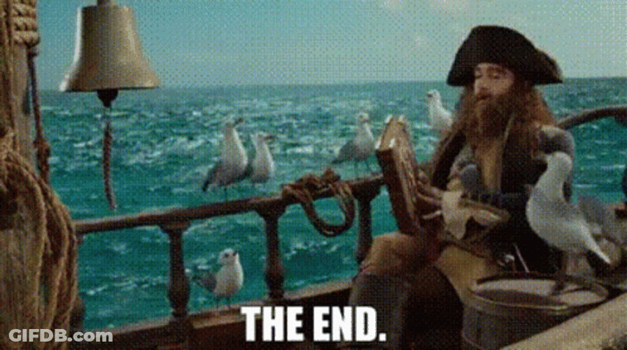 Spongebob Movie Burger Beard Sailing In Water GIF
