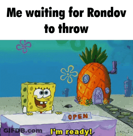 SpongeBob Next To Pineapple House Saying Open GIF