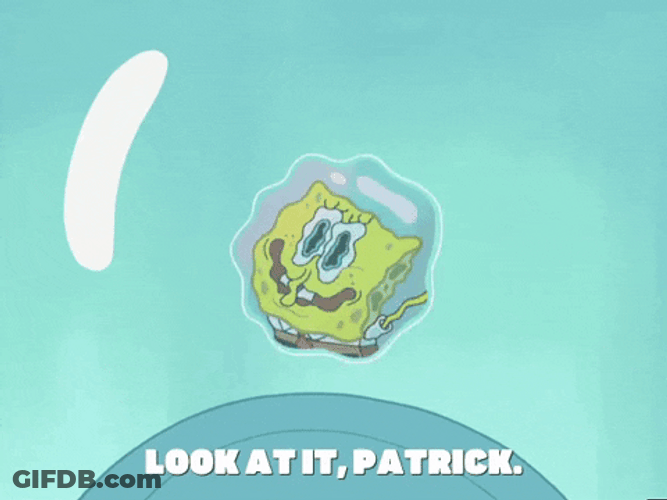 SpongeBob On The Floaties GIF