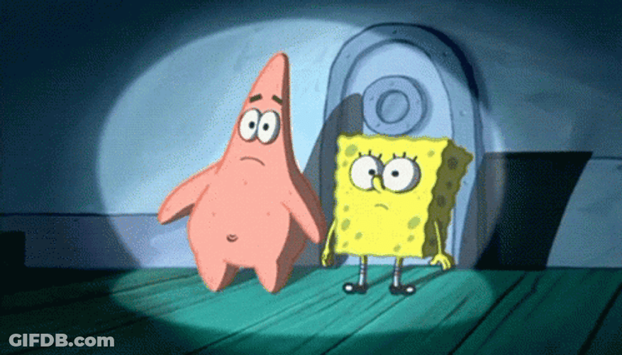 SpongeBob Patrick Caught Naked GIF