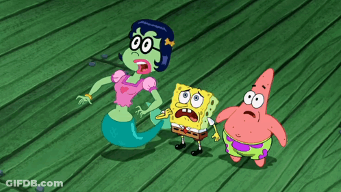 SpongeBob Patrick Mermaid Daddy GIF
