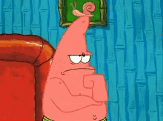 Spongebob Patrick Thinking Plan Mmmm GIF