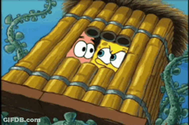 Spongebob Patrick Tree House Its Free Real Estate GIF