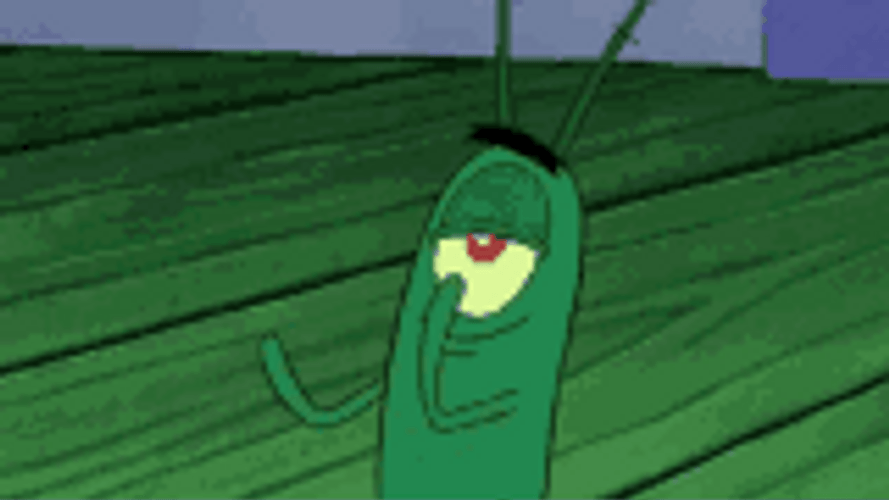 SpongeBob Plankton Slow Clap GIF