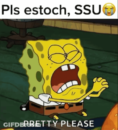 SpongeBob Pls Estoch Ssu Pretty Please GIF