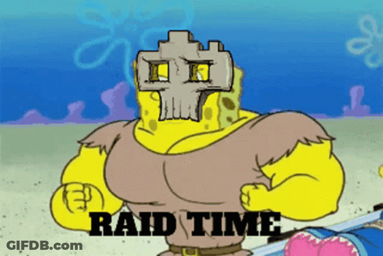 Spongebob Raid Time GIF