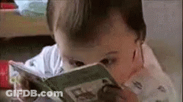 SpongeBob Reading Book Time To Read GIF