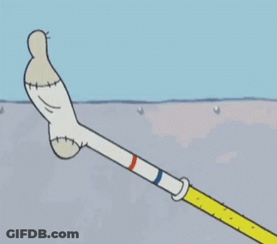 Spongebob's Hairy Feet GIF