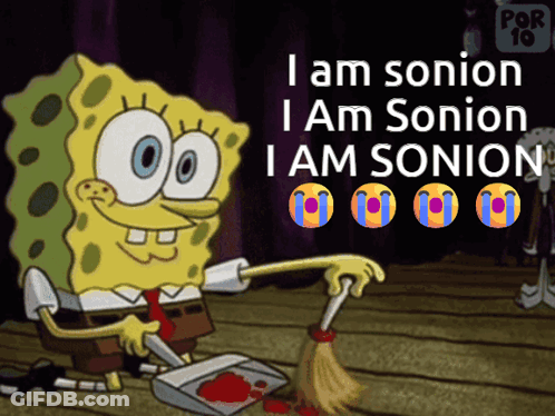 SpongeBob Saying I Am Sonion GIF