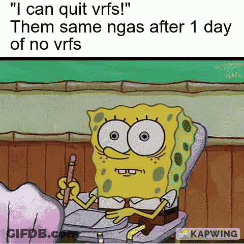 Spongebob Saying I Can Quit VRFs GIF