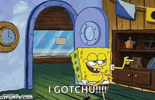 SpongeBob Saying I Gotchu GIF