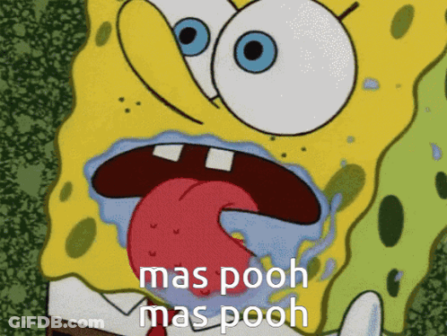 SpongeBob Saying Mas Pooh GIF
