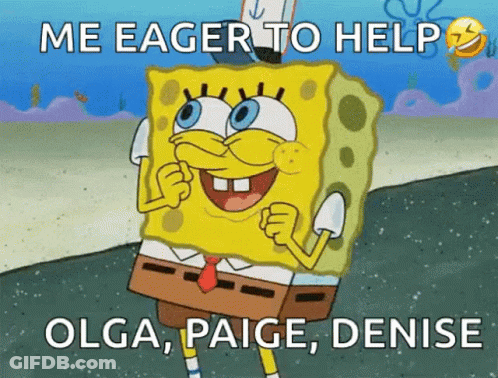 Spongebob Saying Me Eager To Help GIF