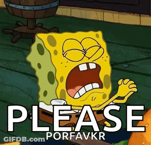SpongeBob Saying Please GIF
