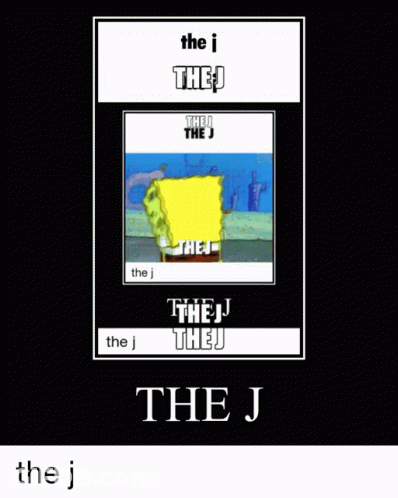 SpongeBob Saying The I The J GIF