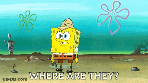 SpongeBob Saying Where Are They GIF