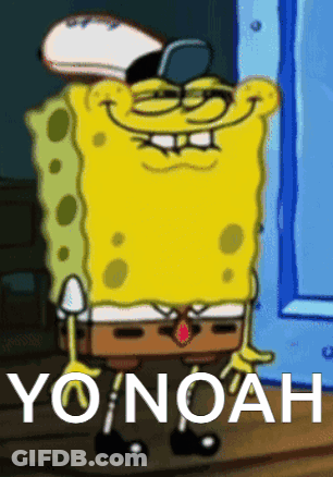 SpongeBob Saying Yo Noah GIF
