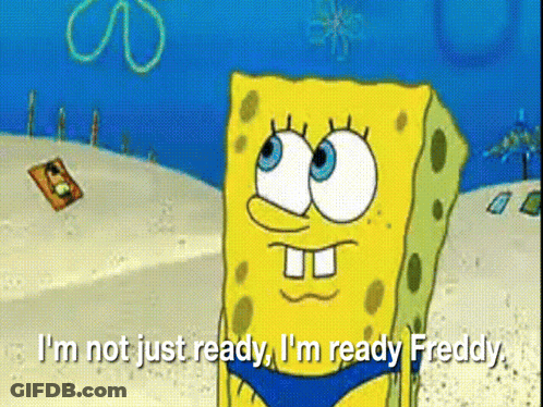 SpongeBob Says Ready Freddy GIF