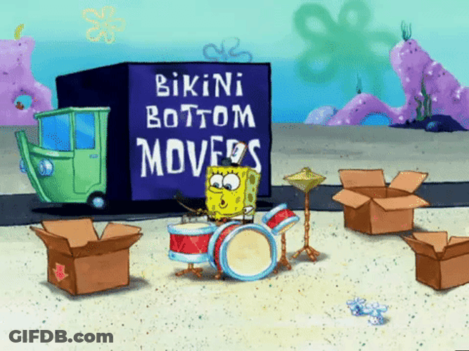 Spongebob Singing Bikini Bottom Movers GIF