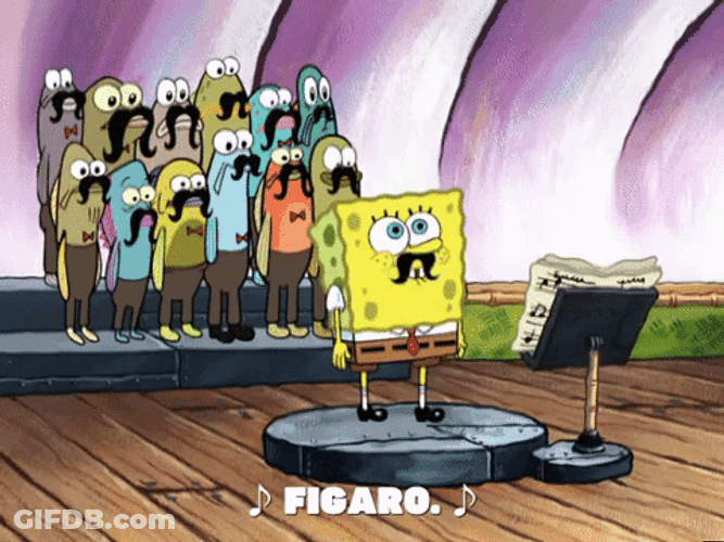 Spongebob Singing Choir Boys GIF