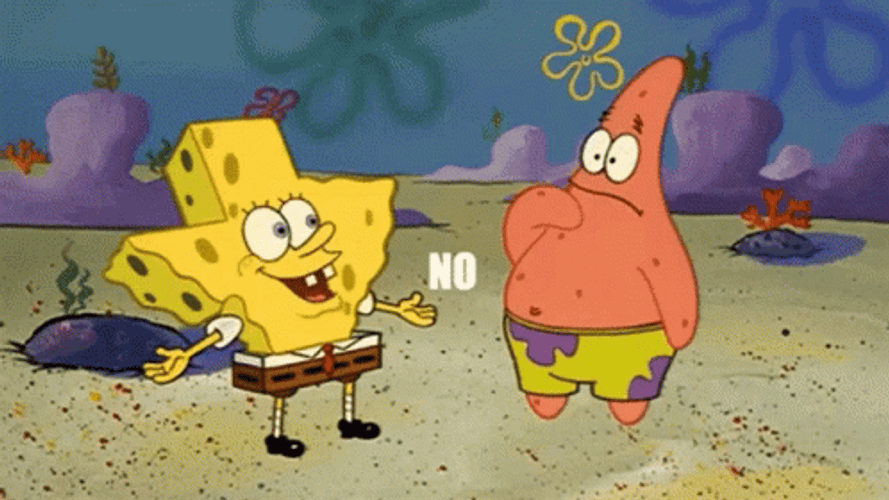 Spongebob Singing No Mask Today GIF