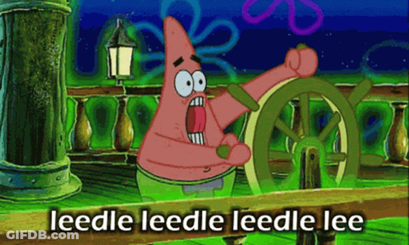 Spongebob Singing Patrick Leedle Lee GIF