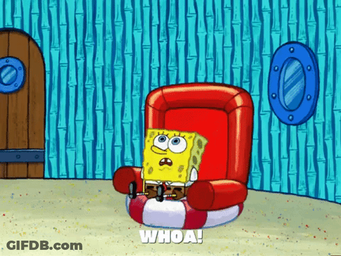 Spongebob Singing Shouts GIF