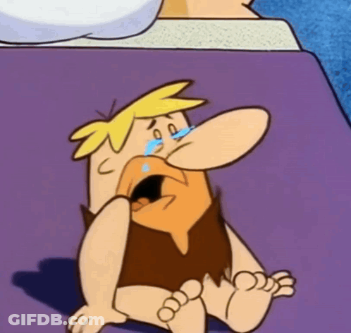 Spongebob Sitting On Box With Word Karter GIF