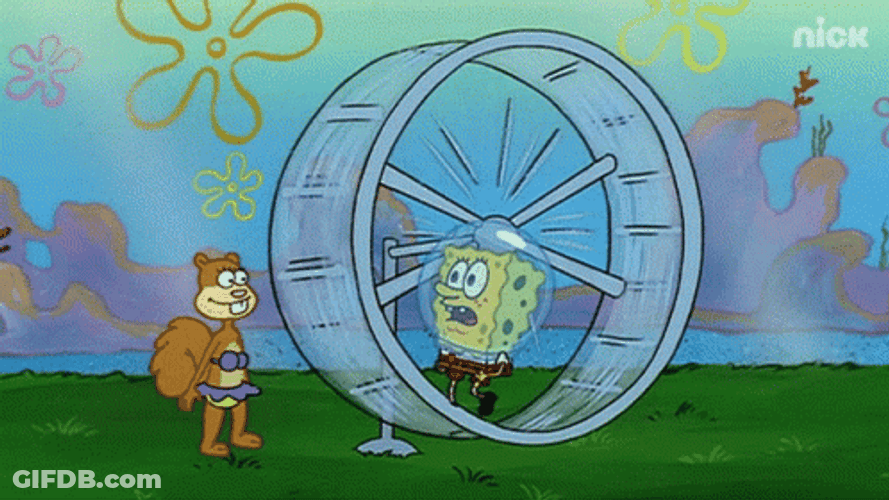 SpongeBob Spinning Wheel GIF