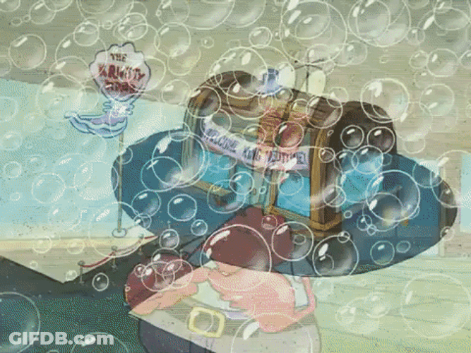 SpongeBob SquarePants And Mr Krabs Leaving Krusty Krab GIF