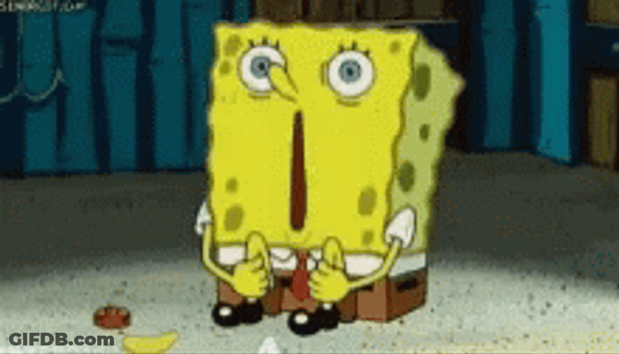 SpongeBob SquarePants Anxiety Breathing GIF