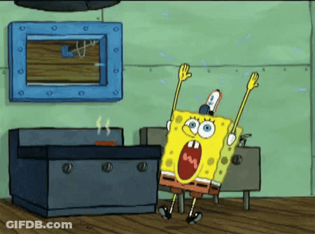 SpongeBob SquarePants At Stove In Kitchen GIF