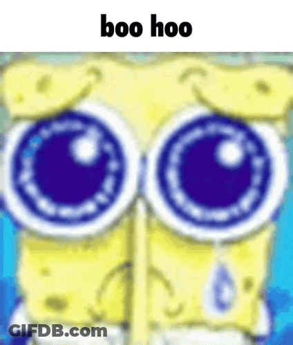 Spongebob Squarepants Boo Hoo GIF
