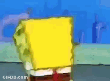 SpongeBob SquarePants Covering Face GIF