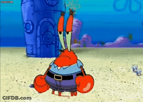 SpongeBob SquarePants Crab Standing GIF