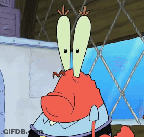 SpongeBob SquarePants Crab Tongue Out GIF