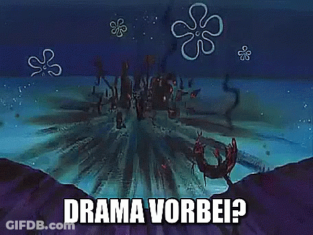 Spongebob Squarepants Drama Vorbei GIF