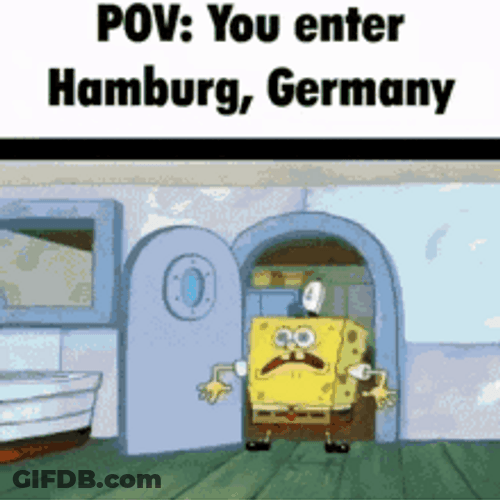 SpongeBob SquarePants Go Crazy Hamburger Everywhere Pov GIF