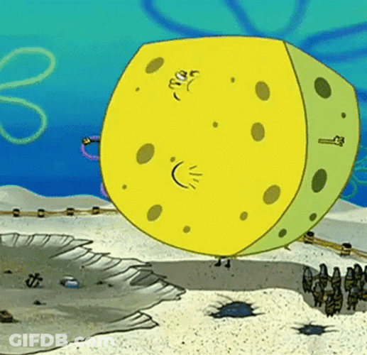 Spongebob Squarepants Gushing Dark Water GIF