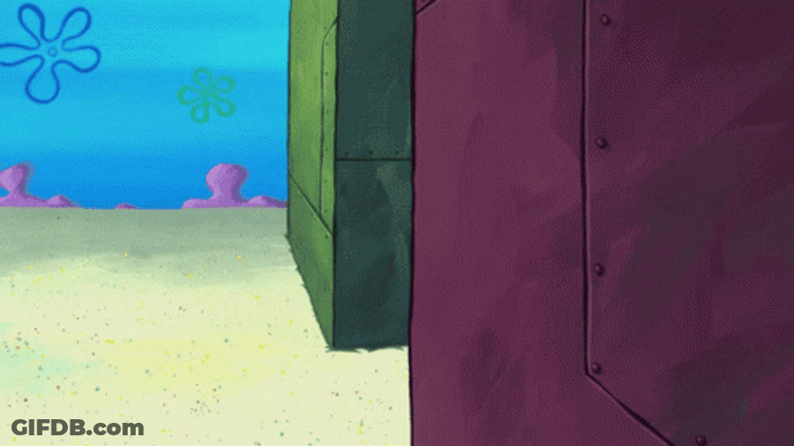 Spongebob Squarepants Hiding Peek A Boo GIF