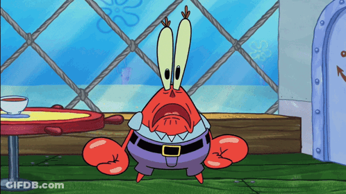 SpongeBob SquarePants In Front Of Fence GIF