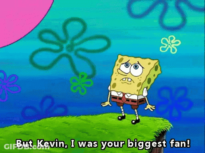 Spongebob Squarepants Kevin Biggest Fan GIF