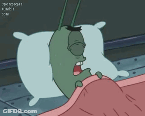 SpongeBob SquarePants Lying In Bed GIF