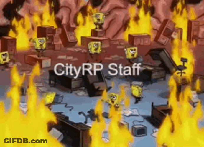 Spongebob Squarepants Messy Brain On Fire GIF