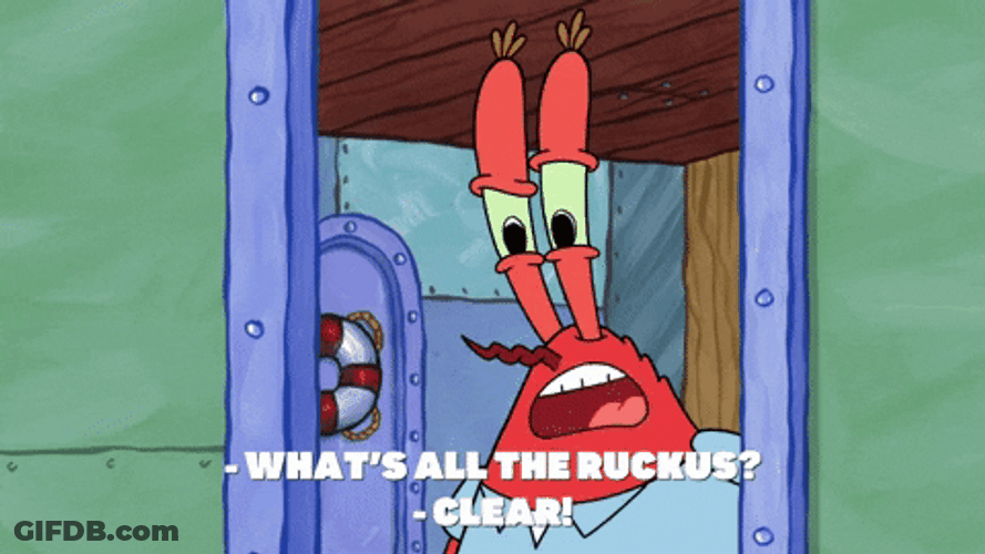 SpongeBob SquarePants Mr. Krabs Spare Change GIF