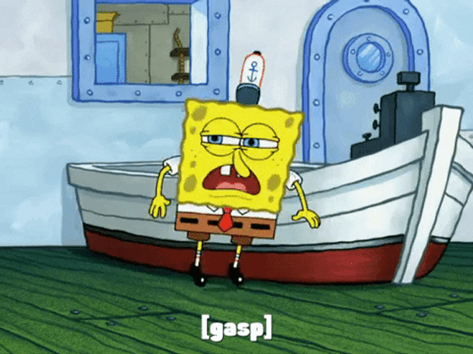 Spongebob Squarepants Nervous Laugh GIF