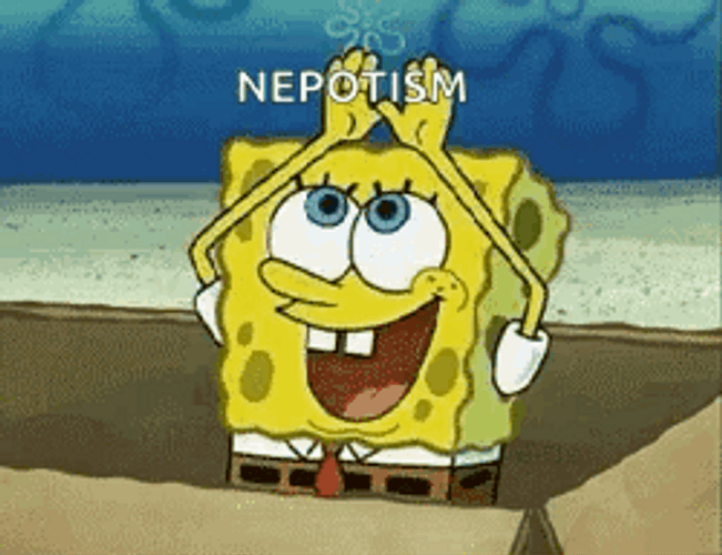 Spongebob Squarepants Rainbow Nepotism GIF