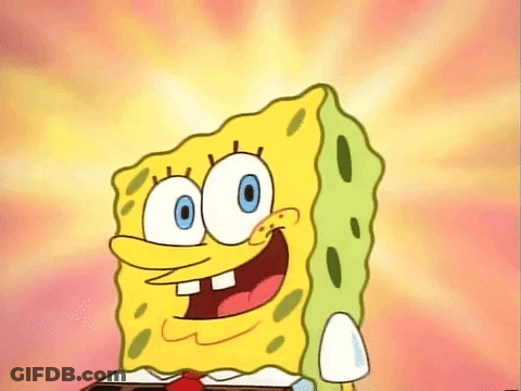 SpongeBob SquarePants Smiling Thumbs Up GIF